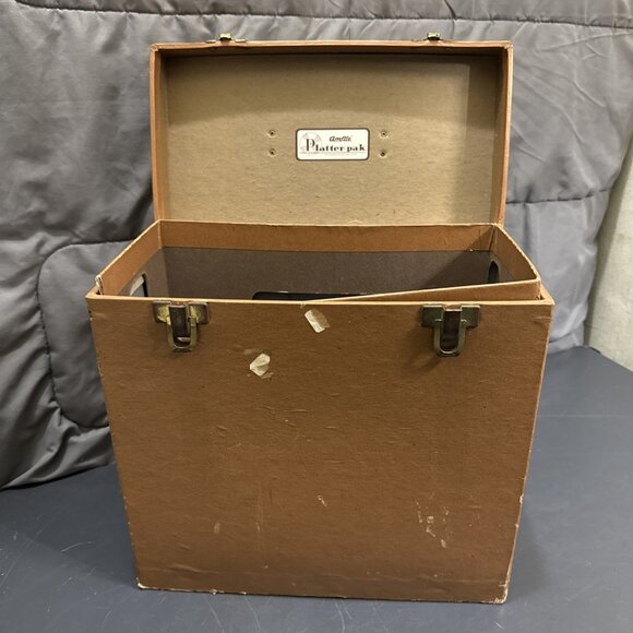 Vintage Platter Pak Record Case 12” Vinyl Records 1950’s 1960’s Plus ACCEPTABLE - Picture 2 of 16
